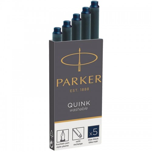 Темно-синие картриджи с чернилами Parker (Паркер) Long Blue ink в Челябинске

