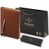 Набор Parker IM Core Dark Espresso CT из шариковой ручки и ежедневника коричневого цвета в Челябинске