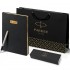 Набор Parker Jotter Stainless Steel GT из перьевой ручки и черного ежедневника недатированного в Челябинске