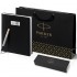 Набор Parker Jotter Stainless Steel GT из перьевой ручки и ежедневника черного цвета в Челябинске