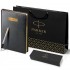 Набор Parker Jotter Stainless Steel GT из перьевой ручки и черного ежедневника в Челябинске
