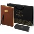Набор Parker Jotter XL SE20 Monochrome Black из шариковой ручки и ежедневника коричневого цвета в Челябинске