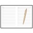 Набор Parker Jotter XL SE20 Monochrome Gold из шариковой ручки и ежедневника коричневого цвета в Челябинске