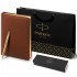 Набор Parker Jotter XL SE20 Monochrome Gold из шариковой ручки и ежедневника коричневого цвета в Челябинске