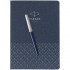 Набор Parker Jotter Royal Blue CT из перьевой ручки и ежедневника недатированного синего цвета в Челябинске