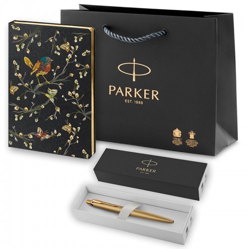 Набор Parker Jotter XL SE20 Monochrome Gold из шариковой ручки и ежедневника черного цвета в Челябинске