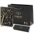 Набор Parker Jotter XL SE20 Monochrome Gold из шариковой ручки и ежедневника черного цвета в Челябинске