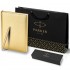 Набор Parker Jotter XL SE20 Monochrome Gold из шариковой ручки и ежедневника золотого цвета в Челябинске