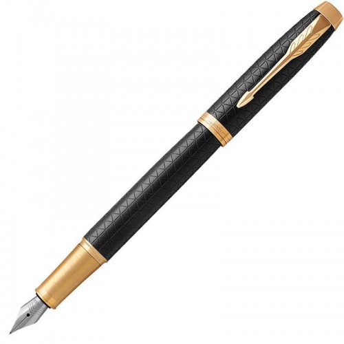 Перьевая ручка Parker (Паркер) IM Premium Black/Gold GT F в Челябинске
