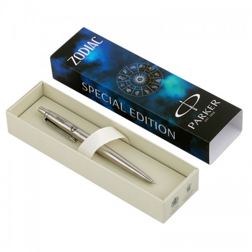 Шариковая ручка Parker Jotter Zodiac Libra (Весы) Special Edition Stainless Steel CT в Челябинске